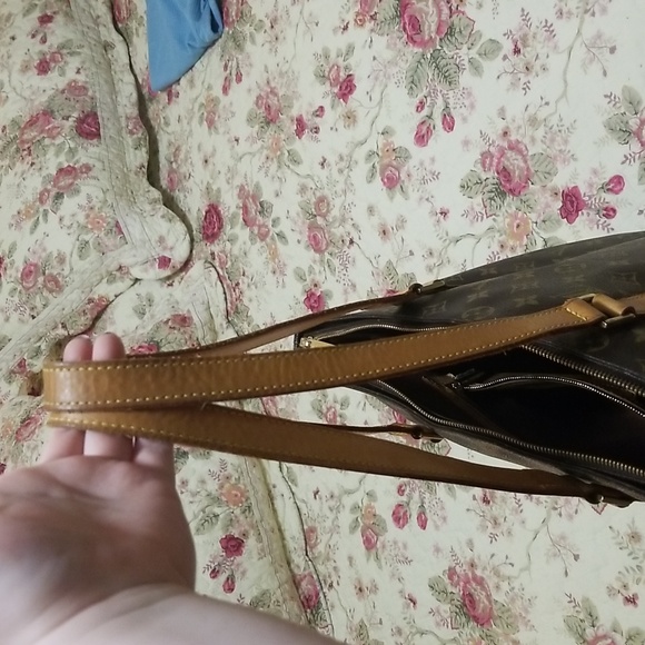 Louis Vuitton Monogram Cabas Mezzo shoulder bag authentic vintage parse - Picture 10 of 14